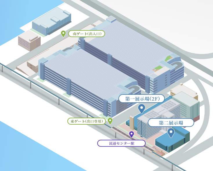 TRC 東京流通センター立体MAP